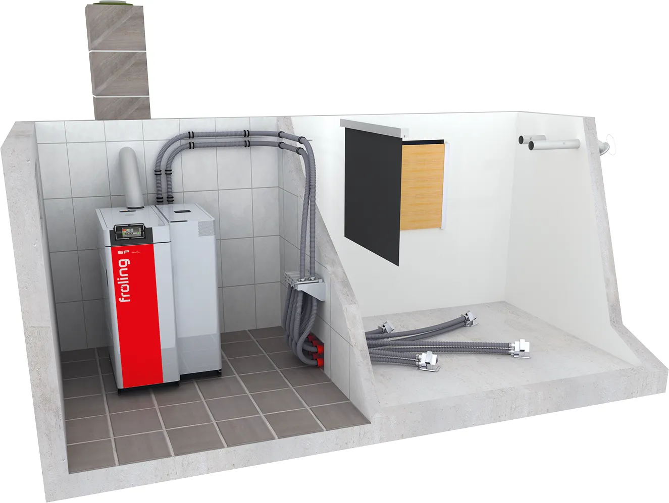 Fröling Pellets-Saugsystem RS4 manuell