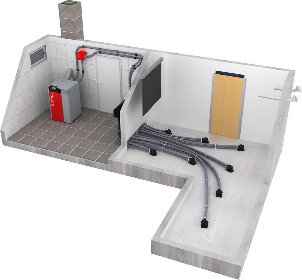 Fröling Pellets-Saugsystem RS 4 / RS 8
