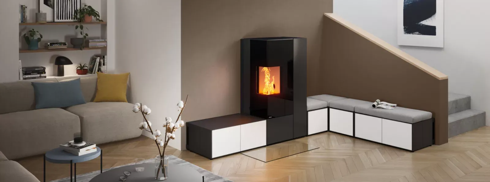 RIKA Pelletofen CONNECT PELLET EDGE
