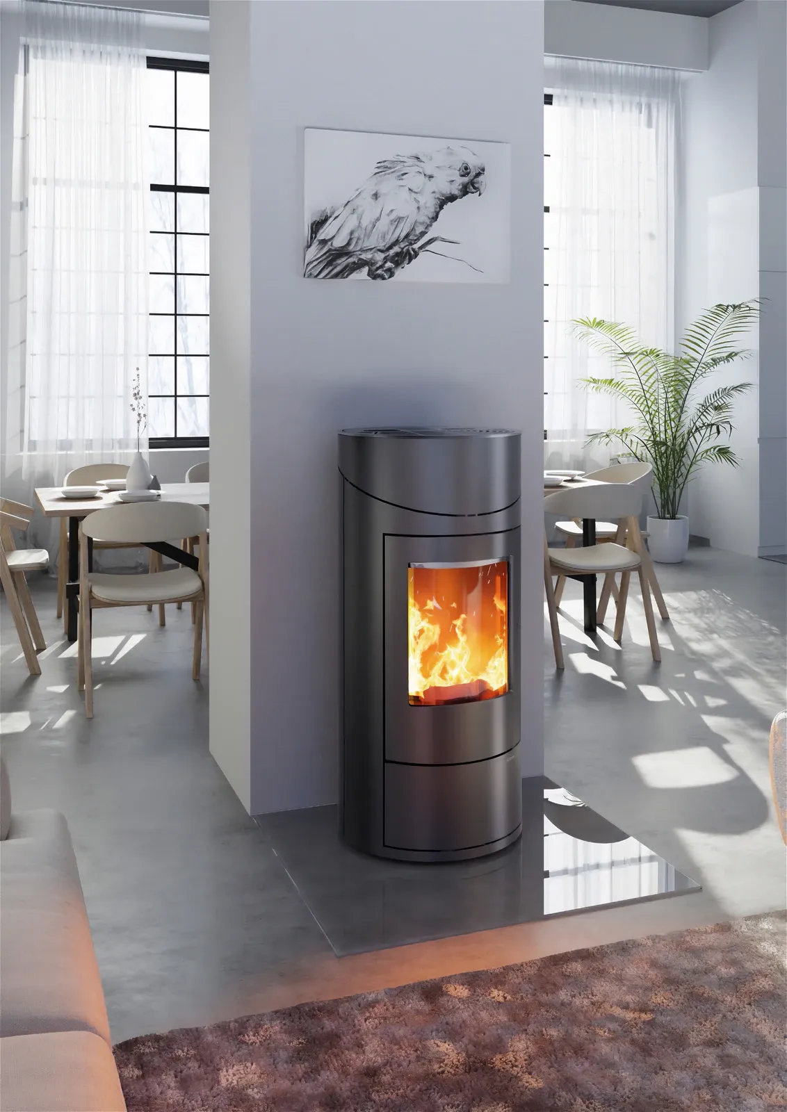 HAAS+SOHN Pelletofen HSP 7 DIANA