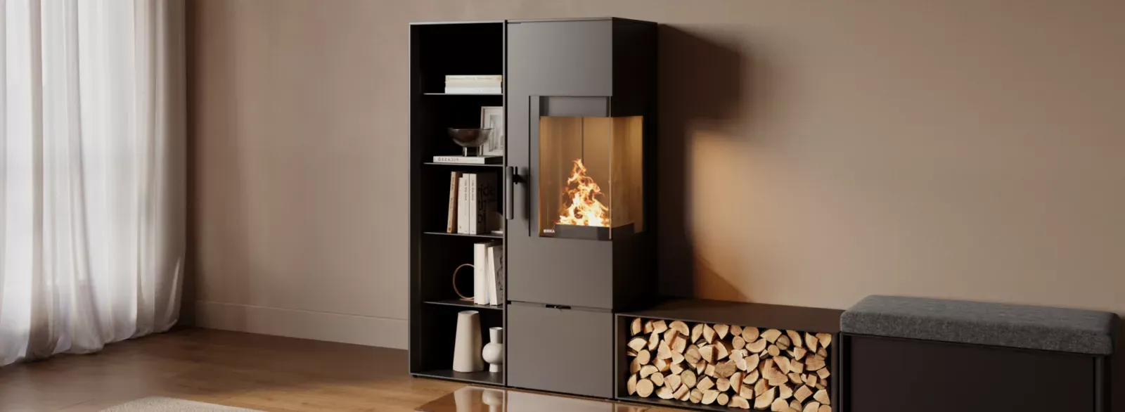 RIKA Kaminofen CONNECT WOOD